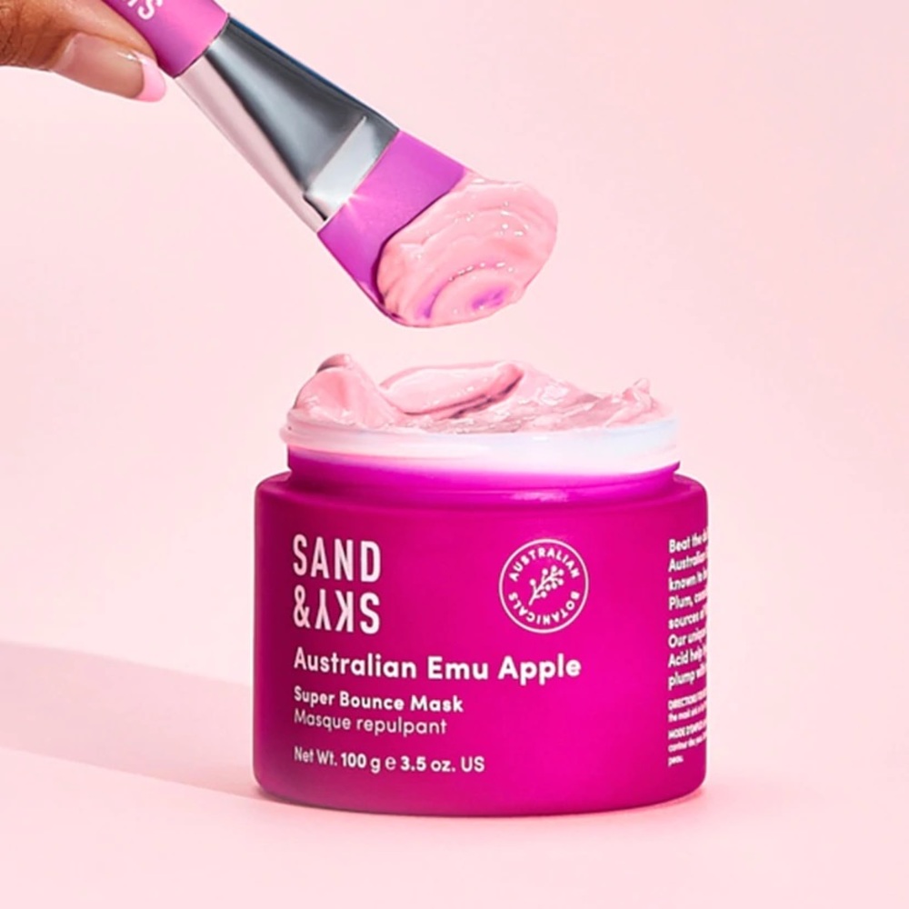 Sand & Sky Australian Emu Apple Super Bounce Mask with Bonus Application Brush